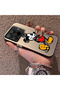 15t Pro Compatible Silicone Edge Hard Back Case Mickey Patterned Couple Phone Case - 2