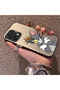 Oppo A6 Pro 5g Compatible Silicone Edge Hard Back Case Mouse Pattern Lover Couple Phone Case - 2