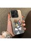 Redmi Note 14 Compatible Silicone Edge Hard Back Case Mouse Pattern Couple Phone Case - 3
