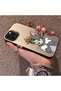 iPhone 13 Pro Compatible Silicone Edge Hard Back Case Mouse Pattern Couple Phone Case - 2