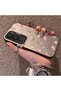 Vivo Y31 5g Compatible Silicone Edge Hard Back Case Floral Pattern Couple Phone Case - 2