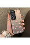 Vivo Y19S Compatible Silicone Edge Hard Back Case Floral Pattern Couple Phone Case - 3