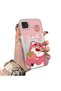 Realme C20 Compatible Silicone Edge Hard Back Case Lotso Patterned Couple Phone Case