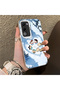 For Oppo A5 4g Compatible Silicone Edge Hard Back Case Anime Patterned Lover Couple Phone Case - 3