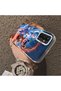 Silicone Edge Hard Back Case Compatible with Samsung Galaxy M13 Nezha Patterned Sweethearts Couple Phone Case - 4