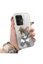 Infinix Note 50 Pro Plus Compatible Silicone Edge Hard Back Case Mouse Patterned Couple Phone Case