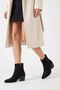 Women's Valore Short Heeled Boots - Black Suede - 2
