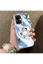 Infinix Smart 10 Compatible Silicone Edge Hard Back Case Anime Pattern Couple Phone Case - 3