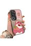 Vivo Y19S Compatible Silicone Edge Hard Back Case Lotso Patterned Lover Couple Phone Case