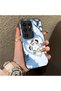 For Samsung Galaxy S23 Ultra Compatible Silicone Edge Hard Back Case Anime Patterned Couple Phone Case - 3