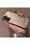 Samsung Galaxy S21 Fe Compatible Silicone Edge Hard Back Case Floral Pattern Couple Phone Case - 2
