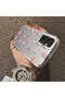 For Samsung Galaxy M15 Compatible Silicone Edge Hard Back Case Floral Patterned Lover Couple Phone Case - 4