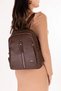 Women's Stone Detailed Daily Backpack Ald.759 Brown