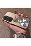 Samsung Galaxy S24 Compatible Silicone Edge Hard Back Case Mouse Patterned Couple Phone Case - 2