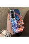 Infinix Hot 60I Compatible Silicone Edge Hard Back Case Nezha Patterned Couple Phone Case - 3