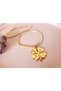 Fehu, Sri Yantra, Kubera Yantra and Number Sequence Clover Pendant - 3