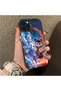 For iPhone 15 Pro Max Compatible Silicone Edge Hard Back Case Nezha Patterned Couple Phone Case - 3