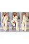 Women's Sporty and Stylish Knitwear Two-Piece Set with Snap Fasteners on Sleeves and Jackets - 3