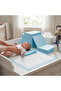 Disposable Changing Mats (Pack of 60) – 30 Pcs (45x60 cm) & 30 Pcs (60x90 cm) Blue Ultra-Absorbent Waterproof Underpads - 6