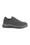 Men's Comfort Shoes L6195 Black Genuine Antique Leather Laceless Practical Slip-On with Sewing Detail H - 2