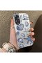 Oppo A60 Compatible Silicone Edge Hard Back Case Shell Patterned Couple Phone Case - 3