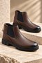 Hard Genuine Leather Thick Sole Men's Winter Chelsea Boots - 6