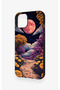 iPhone 13 Compatible Magical Forest Pattern Silicone Case - 4