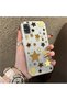 Samsung Galaxy A31 Compatible Retro Coffee Tone Star Sticker Printed Case, Aesthetic Design