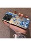 Redmi Note 14 4g Compatible Blue Turtle, Shell, and Coral Pattern Cover, Shock-Absorbing Structure - 2