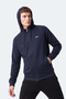 Freewill Men's Hooded Navy Blue Sweatshirt with Pockets - 4