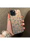 iPhone 13 Pro Max Compatible Simple and Stylish Small Floral Pattern Phone Case, Shock Protection