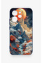 Oppo Reno 15 Pro 5g Compatible Red Moon Patterned Silicone Case - 2