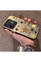 Vivo V60 Compatible Retro Coffee Tone Star Sticker Printed Case, Aesthetic Design - 2