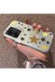 Poco M6 4g Compatible Retro Coffee Tone Star Sticker Printed Case, Aesthetic Design - 2