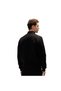 6Wm1010 Zippered Sweatshirt Black - 3