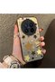 Vivo X200 Pro Compatible Retro Coffee Tone Star Sticker Printed Case, Aesthetic Design