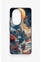 Honor 200 Pro 5g Compatible Red Moon Pattern Silicone Case - 2