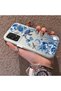 Samsung Galaxy A33 Compatible Blue Turtle, Shell and Coral Pattern Cover, Shock-Absorbing Structure - 2