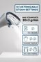 Steamflex Vertical Garment Steamer AR6047, 1600W Powerful Clothes Steamer, 2.5L Removable Water Tank, 45 Min Continuous Steam, 3 Adjustable Levels, Hanger & Fabric Brush, White/Blue - 2