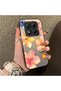 Redmi Note 14 Pro 4G/5G Compatible Watercolor Tropical Flower and Sun Pattern Phone Case, Shock Protection
