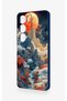 Vivo Y19S Compatible Red Moon Patterned Silicone Case - 4