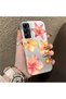 Samsung Galaxy A05S Compatible Watercolor Tropical Flower and Sun Pattern Phone Case, Shock Protection