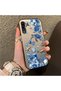 Samsung Galaxy A50/A50S/A30S Compatible Blue Turtle, Shell and Coral Pattern Cover, Shock-Absorbing Structure