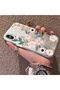 iPhone XS Max Compatible Pink Spring Flower and Green Leaf Pattern Phone Case, Shock Protection - 2