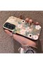 Samsung Galaxy A34 Compatible Pink Spring Flower and Green Leaf Pattern Phone Case, Shock Protection - 2