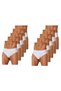 65 Men's Modal Belted White Slip Underwear 10 Pieces - 2