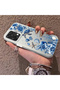 Oppo A6 Pro 4G/5G Compatible Blue Turtle, Shell and Coral Pattern Cover, Shock-Absorbing Structure - 2
