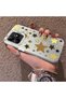 Realme C51/C53 Compatible Retro Coffee Tone Star Sticker Printed Case, Aesthetic Design - 2