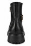 Raven Model Thick Soled Warm Lined Thermo Sole Black Women's Winter Boots - 5