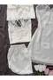Women's Magic 4-Piece Lace Satin Nightgown, Robe and Shorts Set - 7